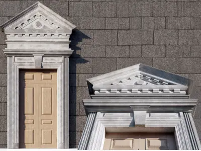 Architecture Entrance Door 3D model