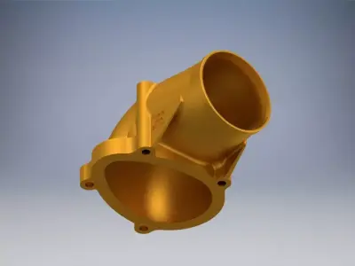 C20xe Powercap 71 mm no fitting RIGHT PIPE 3D print model