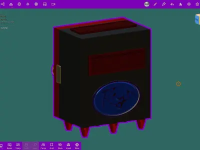 Fireplace Heater Free 3D print model