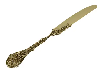 Royal Gold Premium Elite Knife 3D model