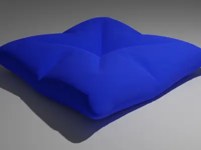 pillow Low-poly 3D model