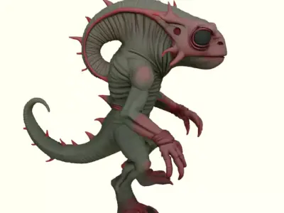Reptilian Stalker Free 3D print model
