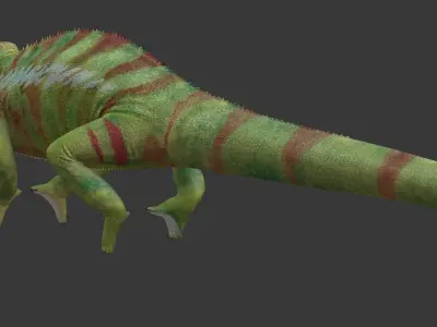 Chameleon Low-poly 3D model