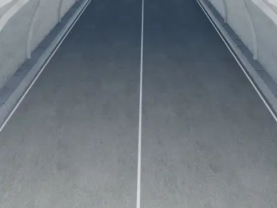 Car tunnel 3D model
