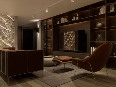 Modern living - A 3D model