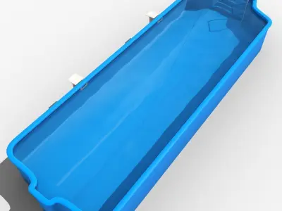 Bear swimming pool 3D model