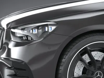 Mercedes E53 Coupe AMG 2021 3D model