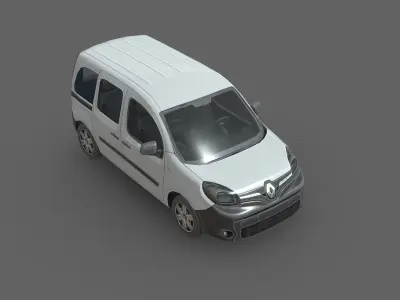 Renault Kangoo 2014 Low-poly 3D model