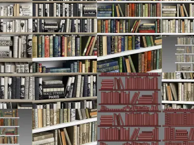 Classic Books MEGA Pack Vols 1-20 3D Model Collection