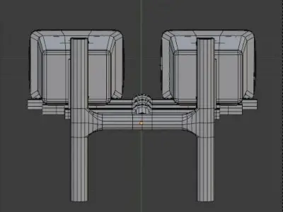 Garbage Bin Indonesian or Tong Sampah Free 3D model