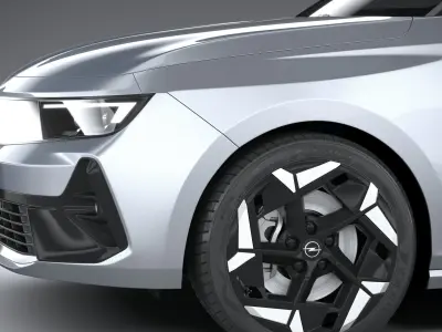 Opel Astra GSE 2023 3D model