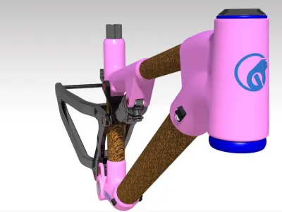 Frame MTB Full Suspension GB3 3D model