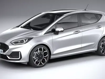 Fiesta ST-Line 5-door 2022 3D model