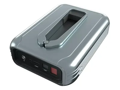 Portable Jump Starter Low-poly 3D model