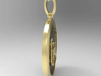 Decorative Letter Ev 3D print model