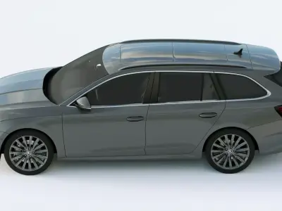 Skoda Octavia Estate 2020 3D model
