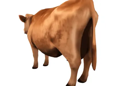 Farm Domestic Animals Bundle - 7 Set Models Low-poly 3D model