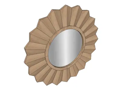 SUNBURST MIRROR 3D print model