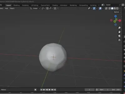 Soccer Ball Free low-poly 3D model 4