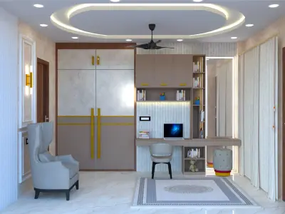 BEDROOM INTERIOR DESIGN 3D model