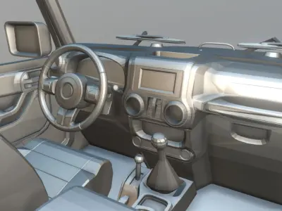 Jeep Wrangler 3D PRINT READY 3D print model