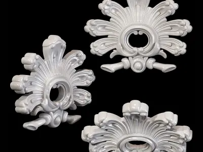 Classic carved 083 3D model