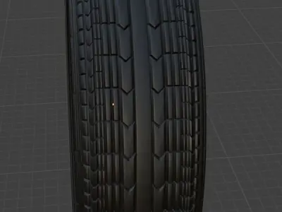 High-Quality Tire Model 3D model