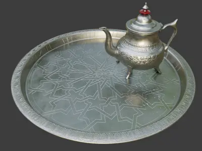 Teapot moroccan 3D model
