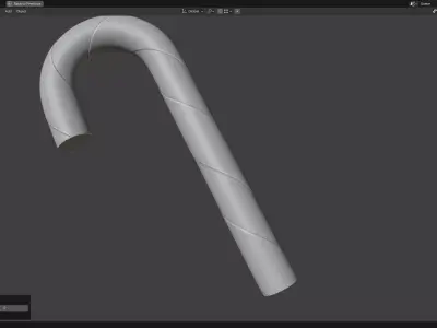 Christmas Candy Cane 3D print model
