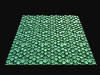 10 Seamless Scales PBR Materials - Set 1 - Texture