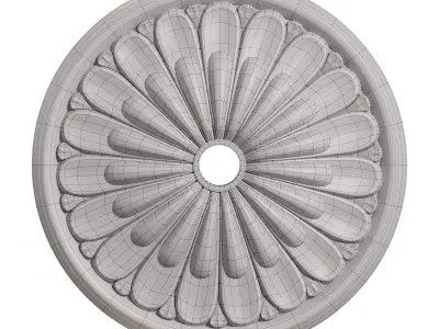 Melon Reed Medallion 32 By Macys 3D model