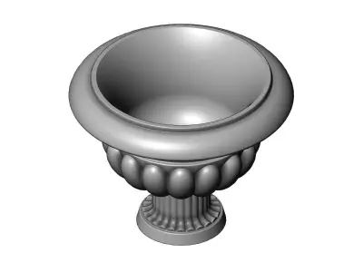 Decorative Urn and Vase 3D print model