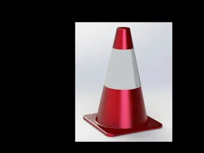 Traffic Cone 3D print model 3D print model