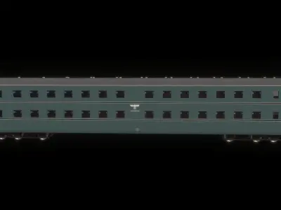 Breitspurbahn locomotive henschel 3D model