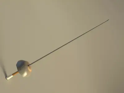 SPORT---FENCING---Foil sword 3D model