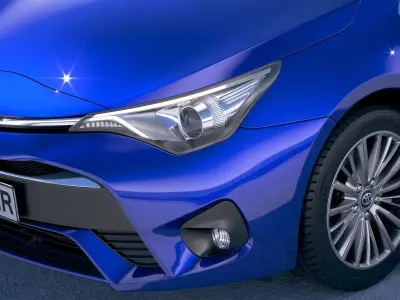 Toyota Avensis Touring Sports 2018 3D model