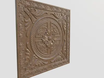 Mandal Frame Art 3D print model