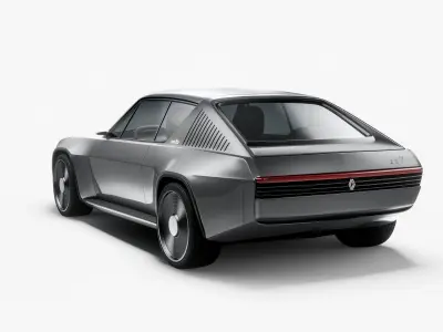 2025 Renault R17 Electric Restomod 3D model