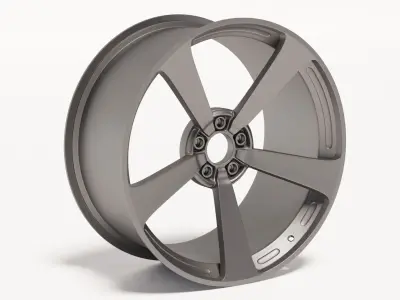 3D model rim wheel part9 3D model