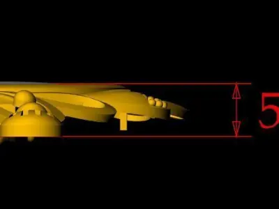 Flower Pendant - 0081  3D print model