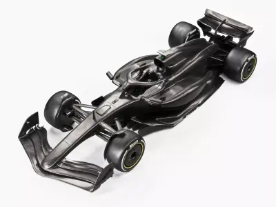 Formula 1 2025 Car High Detail Mid High Poly 3D Model 3D model