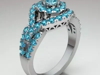 Jewelry Ring Gold Free 3D print model