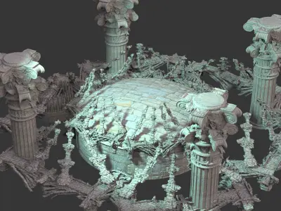 Arena of Miletus 3D model