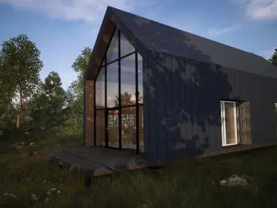  Barn House visualization twinmotion model 3D model