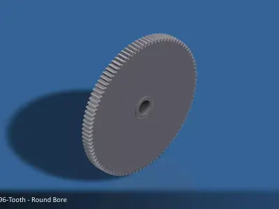 96-Tooth Spur Gear 03 3D print model
