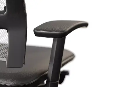 Open Up Office Chair Low-poly 3D model