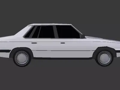 1986 Dodge 600  Low-poly 3D model
