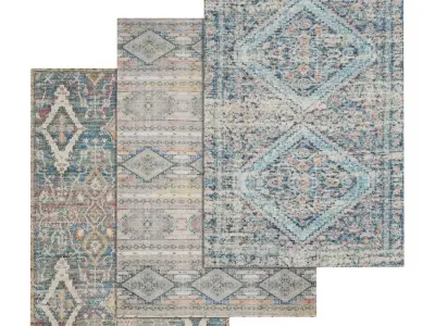 Rug Set 453 3D model