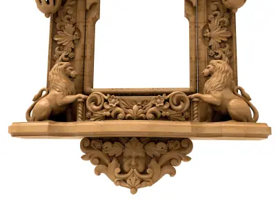 3D Model STL Frame Panel 3D model