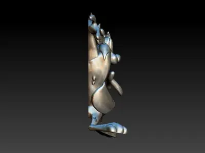 Tez character  3D print model